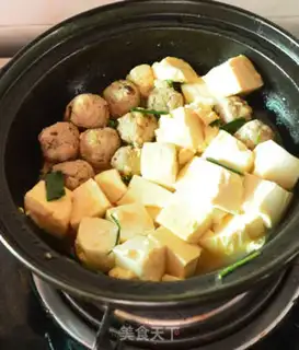 Make Tofu with mushroom meatballs step 5