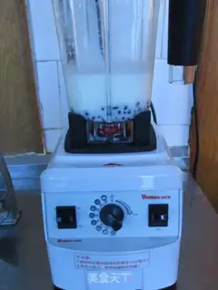 Make Red bean milkshake step 3
