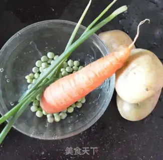 Make A carrot potato step 0