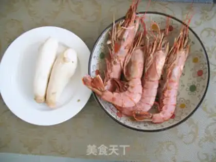 Make Cheese and wine and shrimp step 0