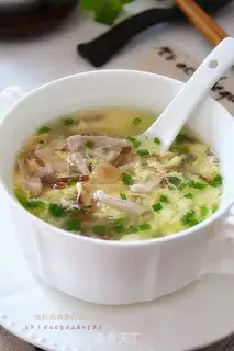 Make Golden fungus egg gravy soup step 10