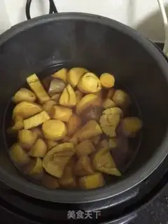Make Ginger ale and sweet potatoes step 2