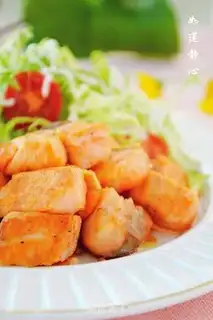 Make Fried salmon step 4