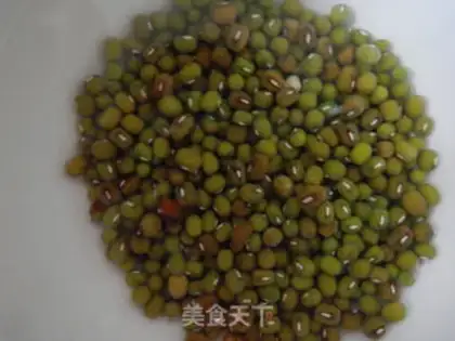 Make Green bean congee step 1