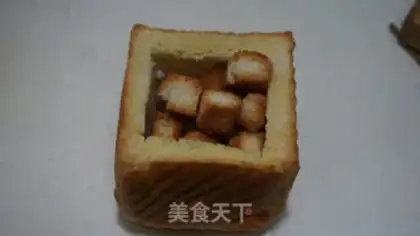 Make Vegetable cheese toast box step 10
