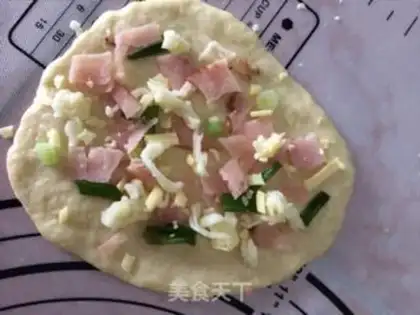 Make Ham cheese cup step 11