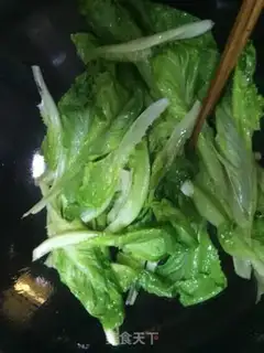 Make Garlic lettuce step 3
