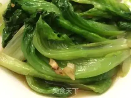 Make Garlic lettuce step 4