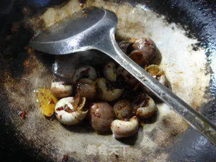 Make The bean snail step 8