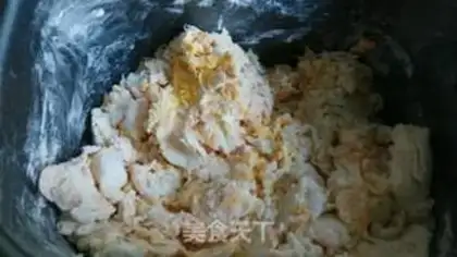 Make Pumpkin herb cap red sugar bag step 1