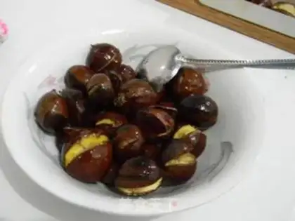 Make Sugar roasted chestnuts step 6