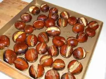 Make Sugar roasted chestnuts step 7
