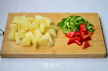 Make Potato burn ribs step 1