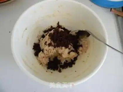 Make Ice-smelt snow-beans mooncake step 2