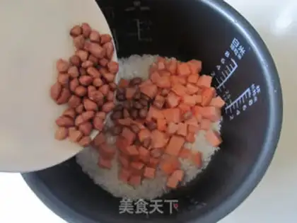 Make Potato peanut congee step 2