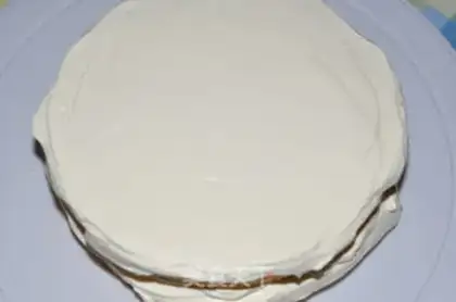 Make Butter cream cake step 14