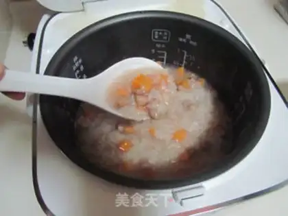 Make Potato peanut congee step 5