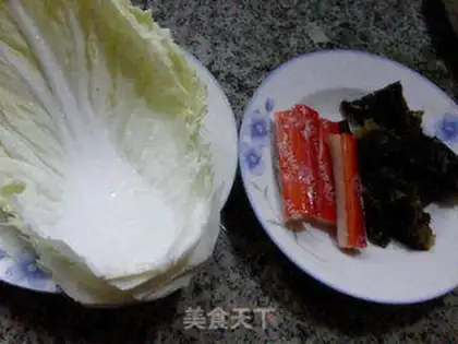 Make Black-muck crab willow cabbage step 0
