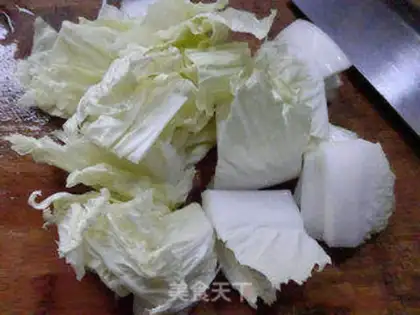 Make Black-muck crab willow cabbage step 1