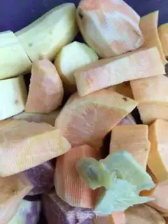 Make Soup and sweet potatoes step 0
