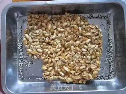 Make Peanut sesame sugar step 4