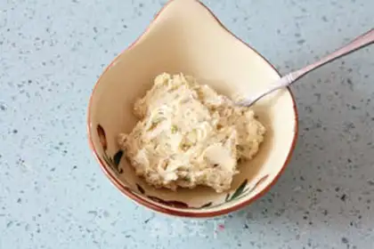 Make Natural fermented garlic soft bread step 3