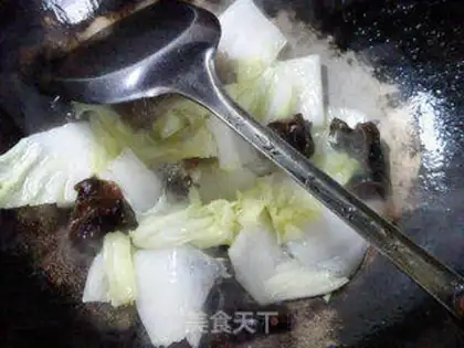 Make Black-muck crab willow cabbage step 5