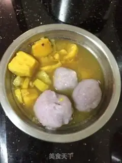 Make Soup and sweet potatoes step 4