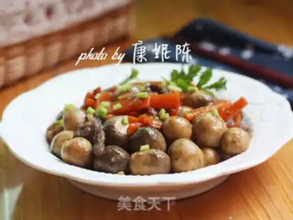 Make Black herbs and fried beef step 8