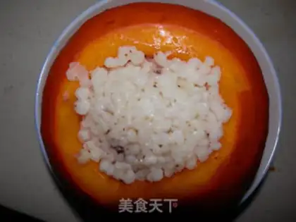Make Goldmelon rice step 5