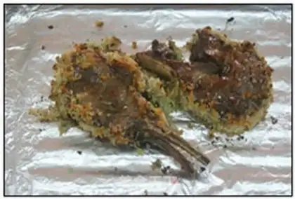 Make French lamb chops step 10