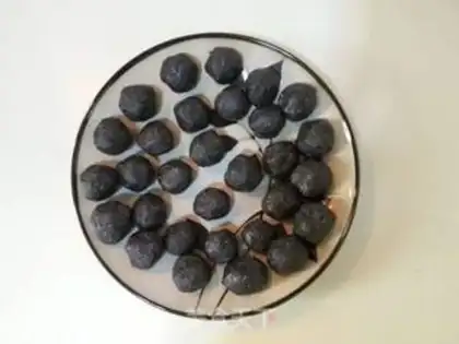 Make Handmade black sesame soup step 2