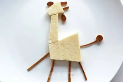Make Giraffe breakfast step 1