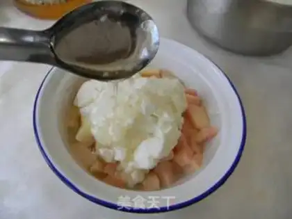 Make Peach yogurt step 3
