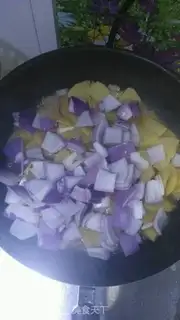 Make Potato chips onions step 4