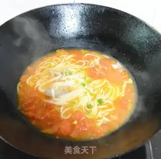Make Skinned tomato rice powder step 6