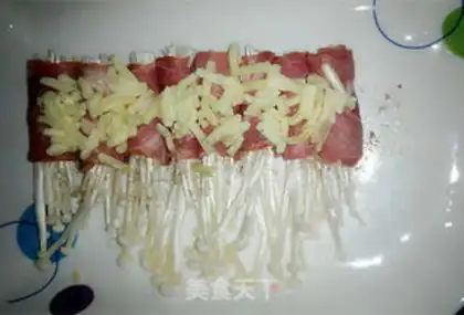 Make Cheese bacon ginsom step 4
