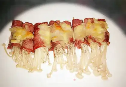 Make Cheese bacon ginsom step 5