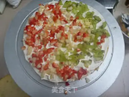Make Cake of love step 3