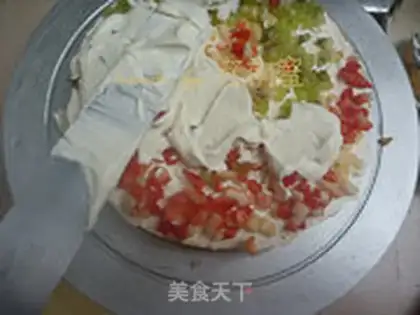 Make Cake of love step 4