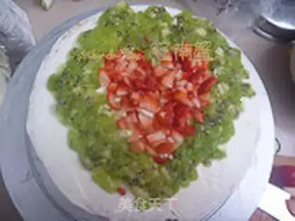 Make Cake of love step 8