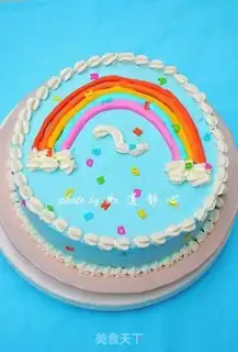 Make Rainbow cake step 23
