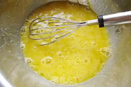 Make Orange sponge cake step 4