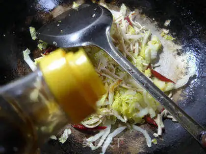 Make The cabbage grafted a thousand silks step 8