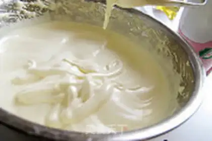 Make Orange sponge cake step 6