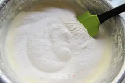 Make Orange sponge cake step 7
