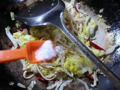 Make The cabbage grafted a thousand silks step 10