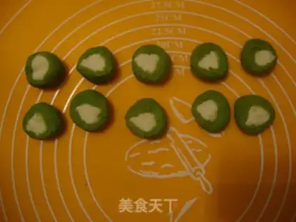 Make Green dumplings step 5