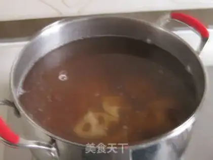 Make Red Bean Lotus soup step 4