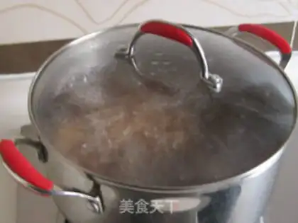 Make Red Bean Lotus soup step 5